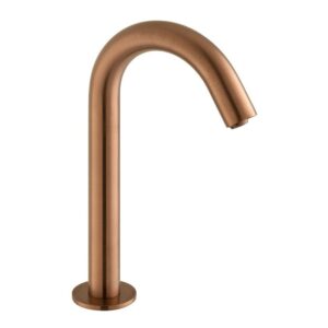 Vado I Tech Brushed Bronze Infra-Red Deck Mounted Basin Spout