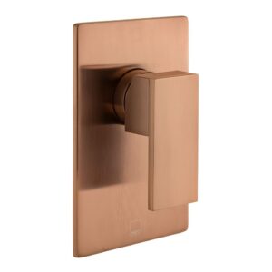 Vado Notion Brushed Bronze 1 Outlet Concealed Manual Shower Valve