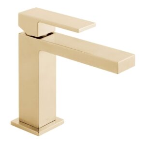 Vado Notion Brushed Gold Slimline Mono Basin Mixer Tap
