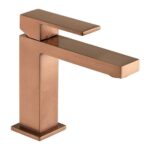 Vado Notion Brushed Bronze Slimline Mono Basin Mixer Tap