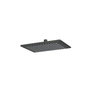 Vado Omika Polished Black Shower Head 200x300mm