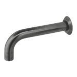 Vado Origins Brushed Black Wall Mounted Bath Spout