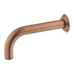 Vado Origins Brushed Bronze Wall Mounted Bath Spout