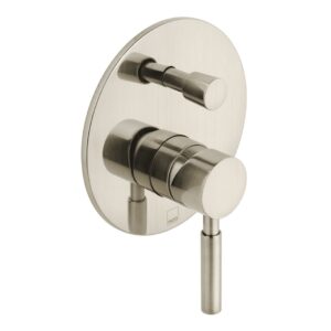 Vado Origins Brushed Nickel 2 Outlet Concealed Single Lever Shower Valve