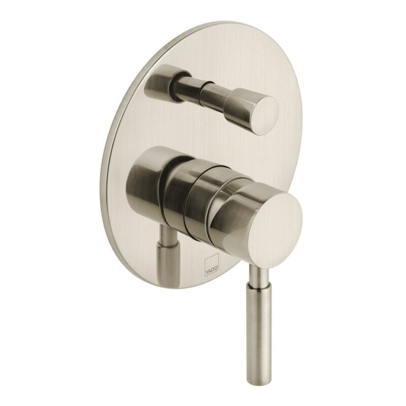 Vado Origins Brushed Nickel 2 Outlet Concealed Single Lever Shower Valve Vado Origins Brushed Nickel 2 Outlet Concealed Single Lever Shower Valve