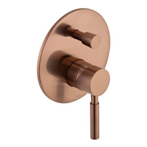 Vado Origins Brushed Bronze 2 Outlet Concealed Single Lever Shower Valve