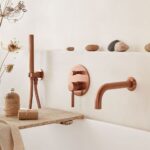 Vado Origins Brushed Bronze 2 Outlet Concealed Single Lever Shower Valve