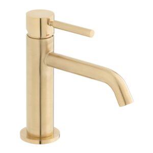 Vado Origins Brushed Gold Slimline Mono Basin Mixer Tap