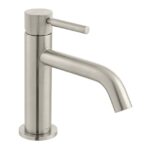 Vado Origins Knurled Brushed Nickel Slimline Mono Basin Mixer Tap