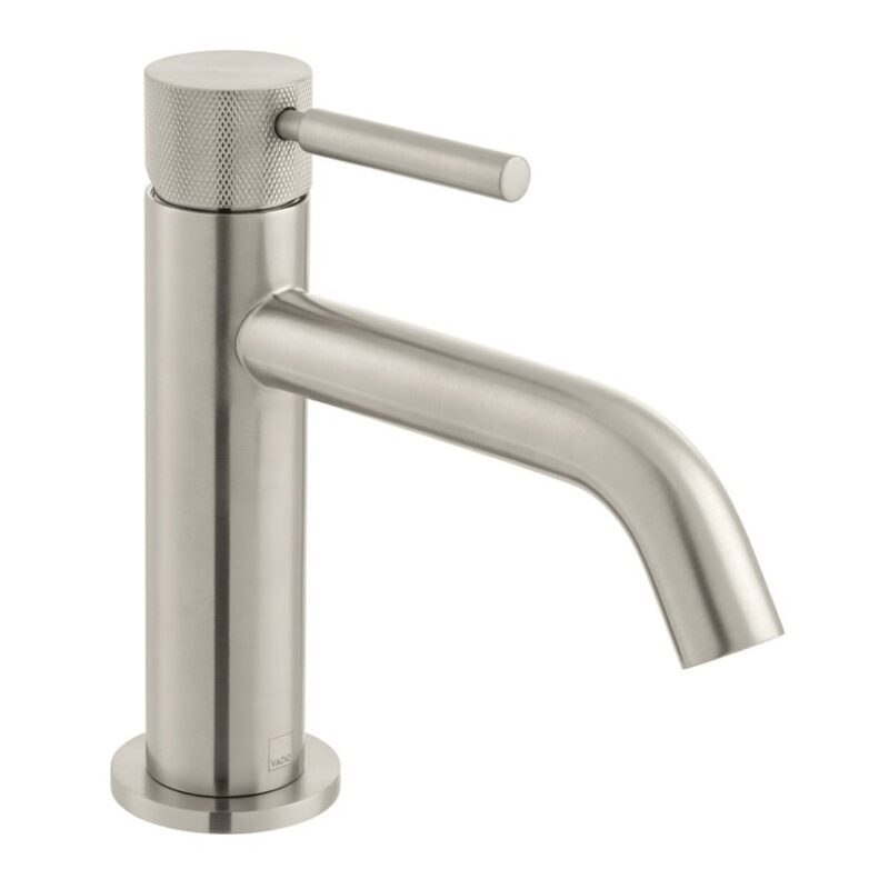 Vado Origins Knurled Brushed Nickel Slimline Mono Basin Mixer Tap