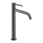 Vado Origins Brushed Black Slimline Extended Mono Basin Mixer Tap