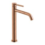 Vado Origins Brushed Bronze Slimline Extended Mono Basin Mixer Tap