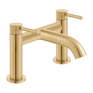 Vado Origins Knurled Brushed Gold Bath Filler Tap