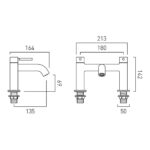 Vado Origins Brushed Nickel Bath Filler Tap
