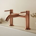 Vado Origins Knurled Brushed Bronze Bath Filler Tap