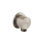 Vado Brushed Nickel Round Wall Outlet