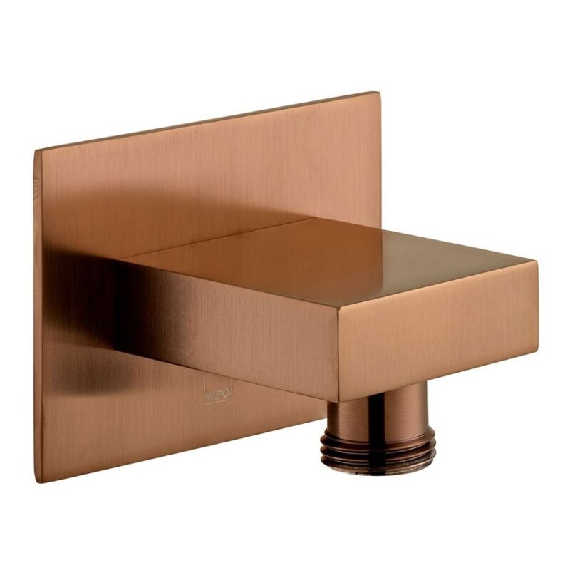 Vado Brushed Bronze Square Wall Outlet Vado Brushed Bronze Square Wall Outlet