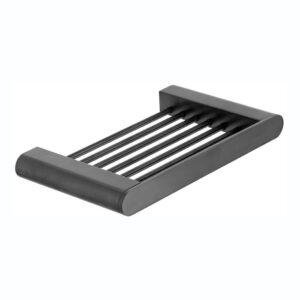 Vado Photon Brushed Black Soap Holder/Shelf