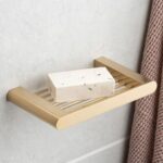 Vado Photon Brushed Gold Soap Holder/Shelf