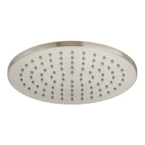 Vado Brushed Nickel Round Shower Head 200mm