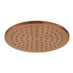 Vado Brushed Bronze Round Shower Head 200mm