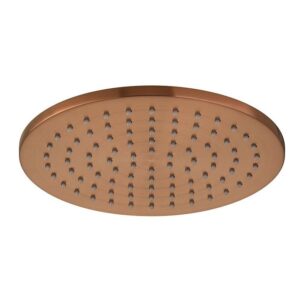 Vado Brushed Bronze Round Shower Head 200mm