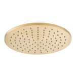 Vado Nebula Brushed Gold Round Shower Head 250mm