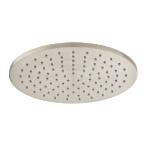 Vado Brushed Nickel Easy Clean Round Shower Head 250mm