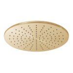 Vado Brushed Gold Easy Clean Round Shower Head 300mm