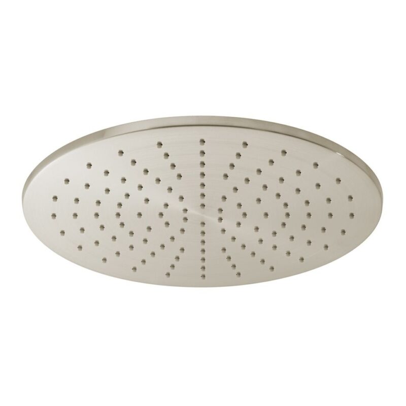 Vado Brushed Nickel Easy Clean Round Shower Head 300mm