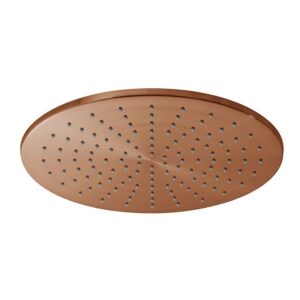 Vado Brushed Bronze Easy Clean Round Shower Head 300mm