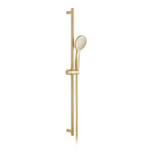 Vado Atmosphere Brushed Gold Slide Rail Kit with Air-Injection Handset