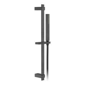 Vado Brushed Black Square Slide Rail Kit 600mm
