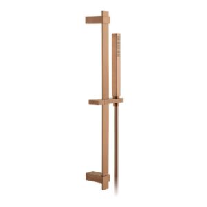 Vado Brushed Bronze Square Slide Rail Kit 600mm