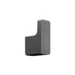Vado Shama Robe Hook Polished Black