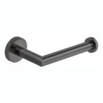 Vado Spa Knurled Brushed Black Toilet Roll Holder