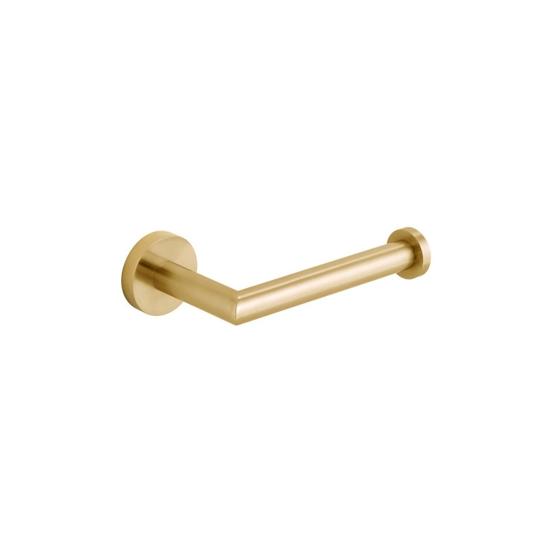 Vado Spa Knurled Brushed Gold Toilet Roll Holder Vado Spa Knurled Brushed Gold Toilet Roll Holder