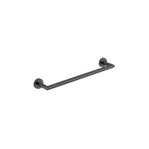 Vado Spa Knurled Brushed Black Towel Rail 450mm
