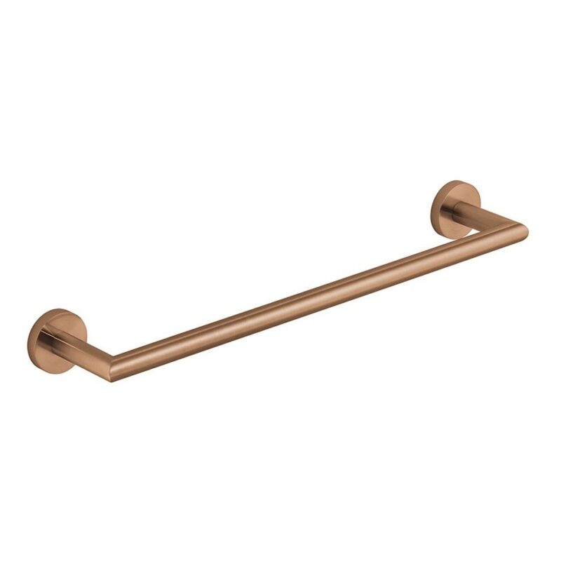 Vado Spa Knurled Brushed Bronze Towel Rail 450mm Vado Spa Knurled Brushed Bronze Towel Rail 450mm