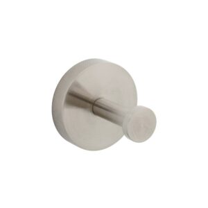 Vado Spa Knurled Brushed Nickel Robe Hook
