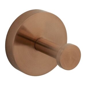 Vado Spa Knurled Brushed Bronze Robe Hook