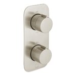 Vado Tablet Altitude Brushed Nickel Vertical Concealed 1 Outlet, 2 Handle Valve