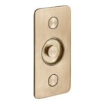 Vado Zone Brushed Gold 2 Button 2 Outlet Vertical Shower Valve