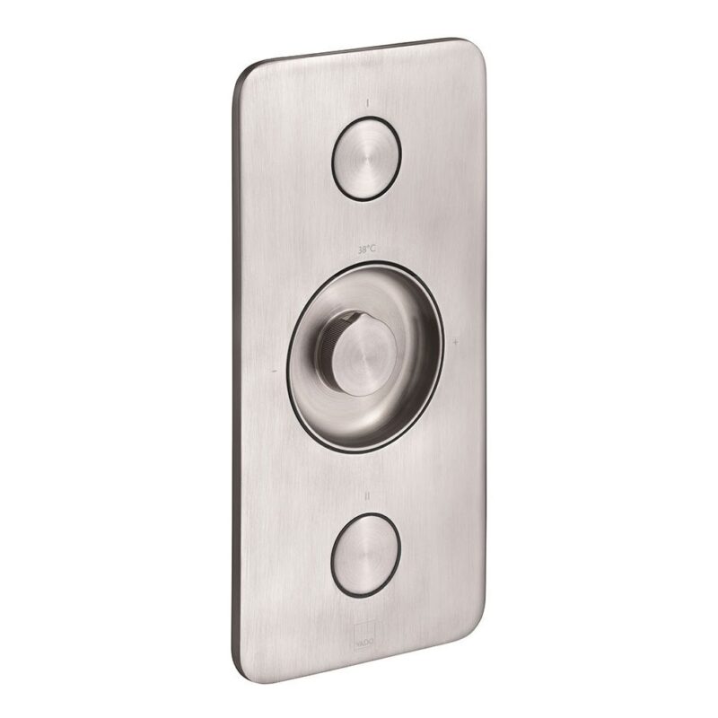 Vado Zone Brushed Nickel 2 Button 2 Outlet Vertical Shower Valve Vado Zone Brushed Nickel 2 Button 2 Outlet Vertical Shower Valve