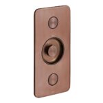 Vado Zone Brushed Bronze 2 Button 2 Outlet Vertical Shower Valve