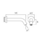 Vado I-Tech Infra-Red Wall Spout