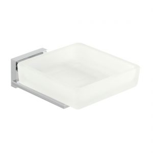 Vado Level Frosted Glass Soap Dish & Holder