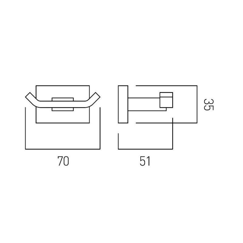 Vado Level Robe Hook