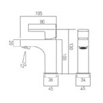 Vado Life Mono Basin Mixer