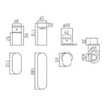 Vado Life 4 Hole Bath Shower Mixer